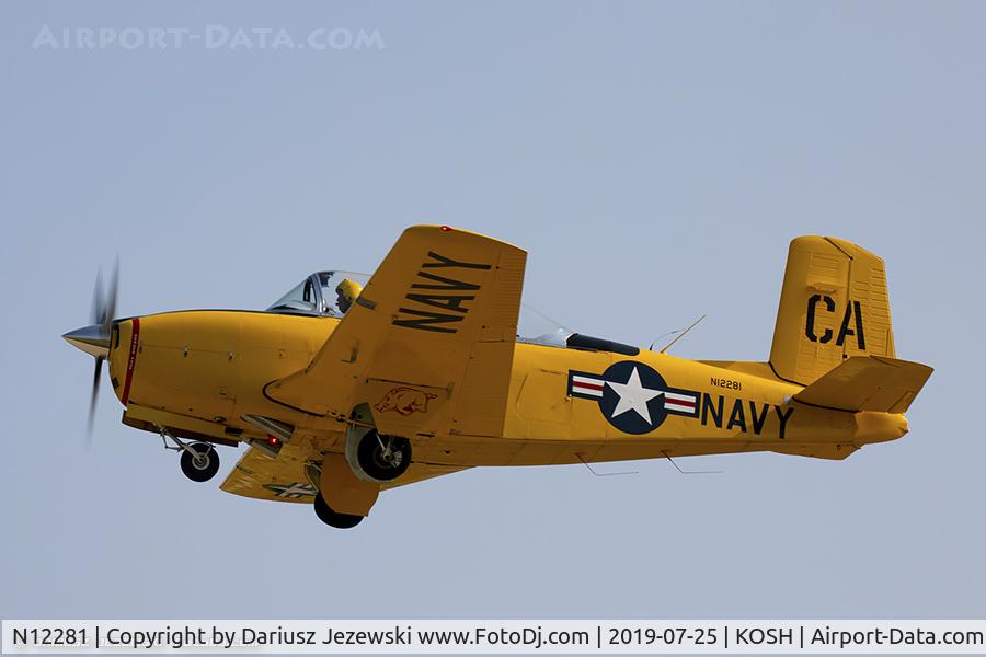 N12281, 1955 Beech T-34A (A45) Mentor Mentor C/N G-293, Beech A45 (T-34A) Mentor  C/N G-293, N12281