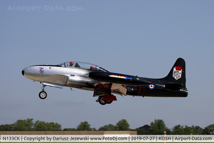 N133CK, 1951 Lockheed T-33A Shooting Star C/N 580-7138, Lockheed T-33A Shooting Star  C/N 51-17445, N133CK