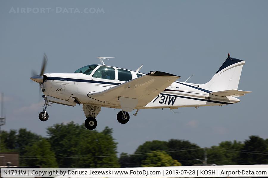 N1731W, 1972 Beech A36 Bonanza 36 C/N E-369, Beech A36 Bonanza 36  C/N E-369, N1731W