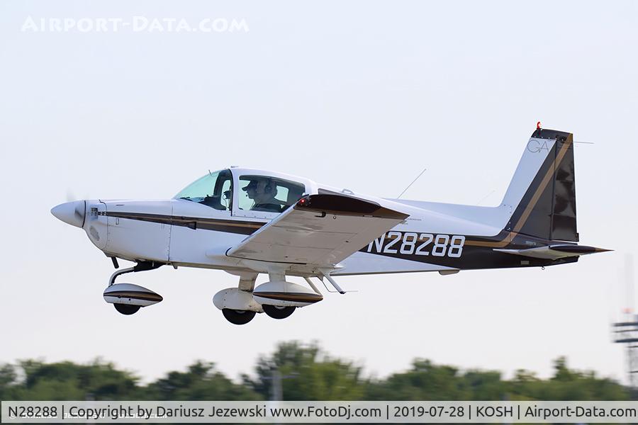 N28288, 1977 Grumman American AA-5B Tiger C/N AA5B0528, American Aviation AA-5B Tiger  C/N AA5B0528, N28288