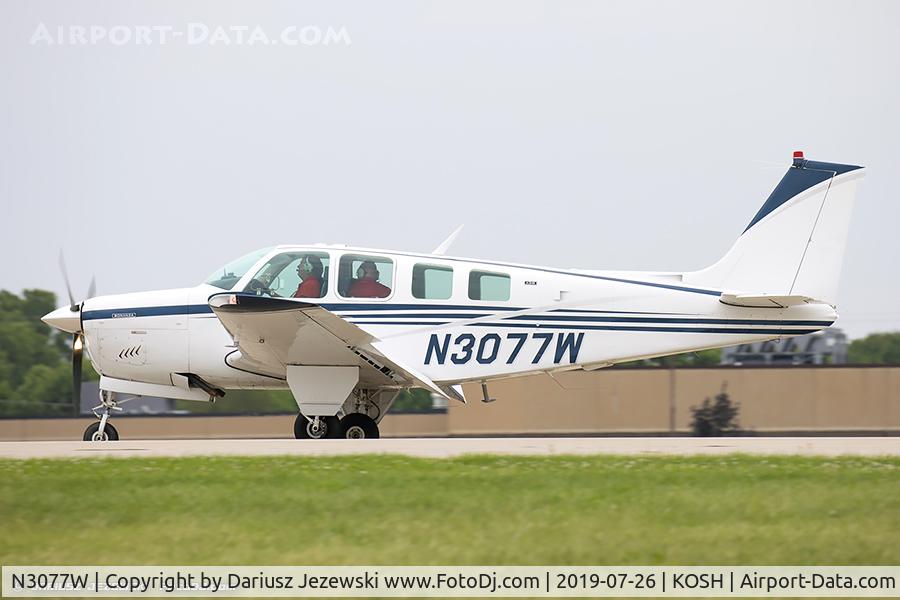 N3077W, 1973 Beech A36 Bonanza 36 C/N E-496, Beech A36 Bonanza 36  C/N E-496, N3077W