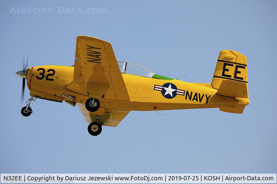 N32EE, 1953 Beech (CCF) T-34A (A45) Mentor C/N CCF34-61, Beech A45 (T-34A) Mentor  C/N CCF34-61, N32EE