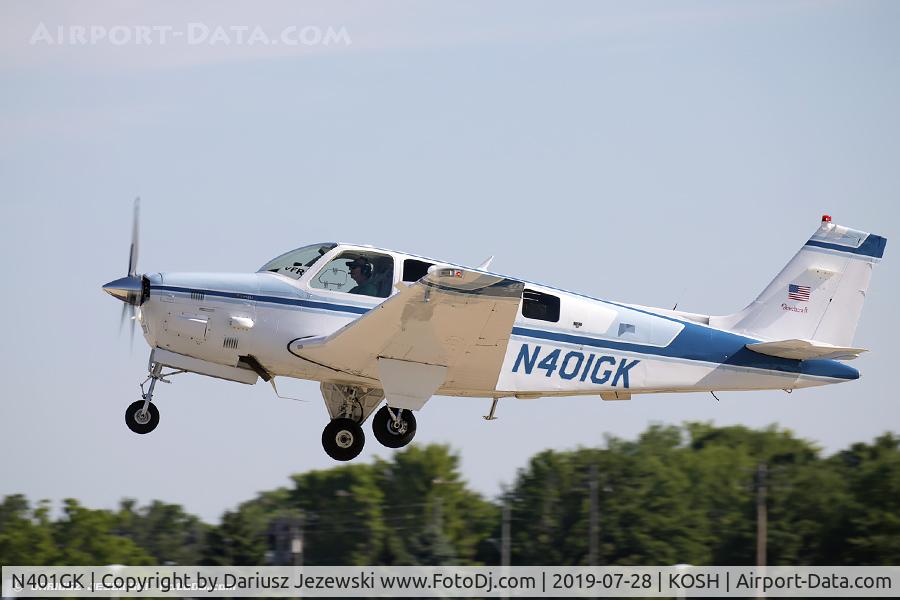 N401GK, 1986 Beech B36TC Bonanza C/N EA-459, Beech B36TC Bonanza  C/N EA-459, N401GK