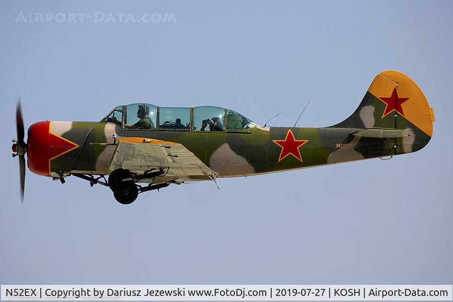 N52EX, 1988 Yakovlev (Aerostar) Yak-52 C/N 888407, Yakovlev (Aerostar) Yak-52  C/N 888407, N52EX