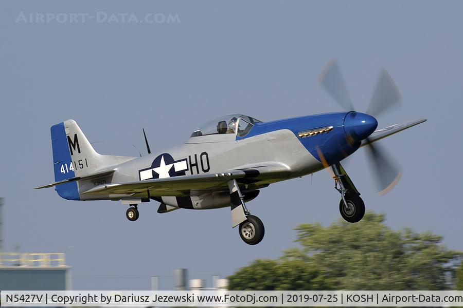 N5427V, 1944 North American F-51D Mustang C/N 44-72942, North American F-51D Mustang 