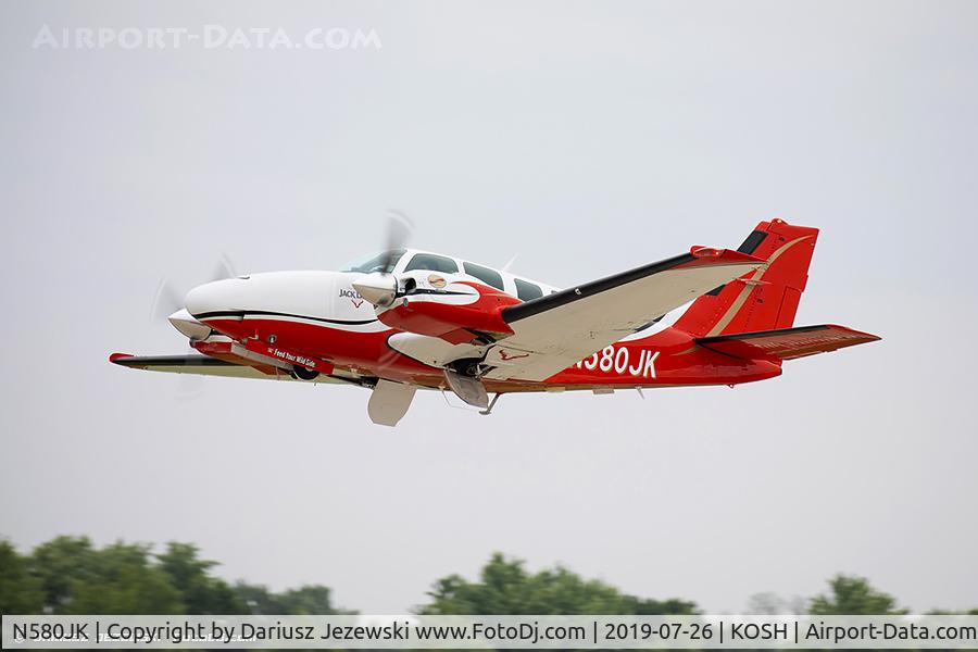 N580JK, 1977 Beech 58 Baron C/N TH-792, Beech 58 Baron  C/N TH-792 , N580JK