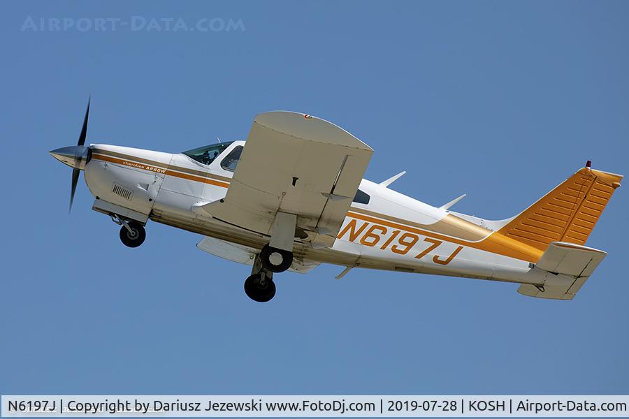 N6197J, 1976 Piper PA-28R-200 Cherokee Arrow C/N 28R-7635319, Piper PA-28R-200 Arrow II  C/N 28R-7635319, N6197J