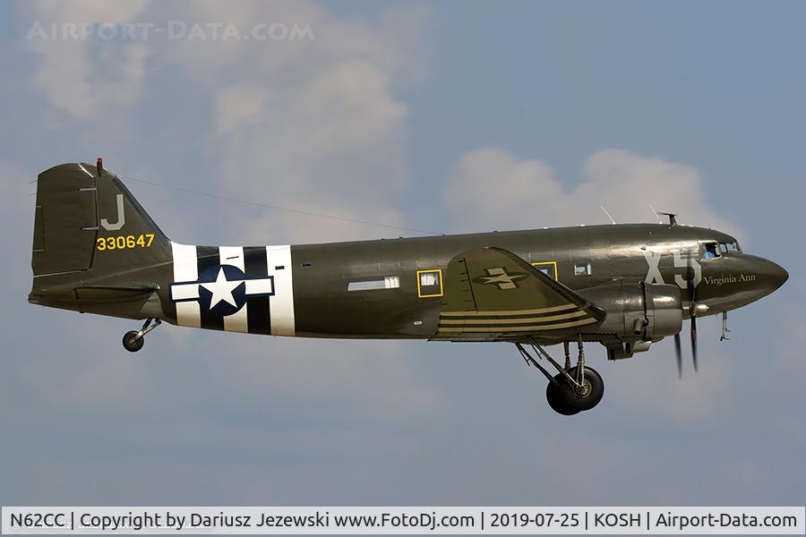 N62CC, 1943 Douglas DC-3C (C-47A-DL) C/N 13798, Douglas DC-3C 