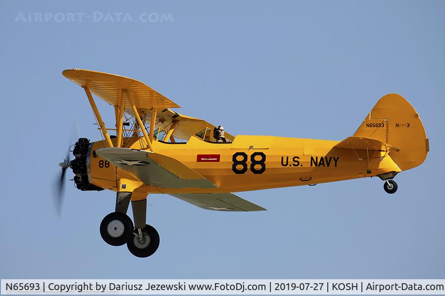 N65693, 1942 Boeing B75N1 C/N 75-6966, Boeing B75N1 Stearman  C/N 75-6966, N65693
