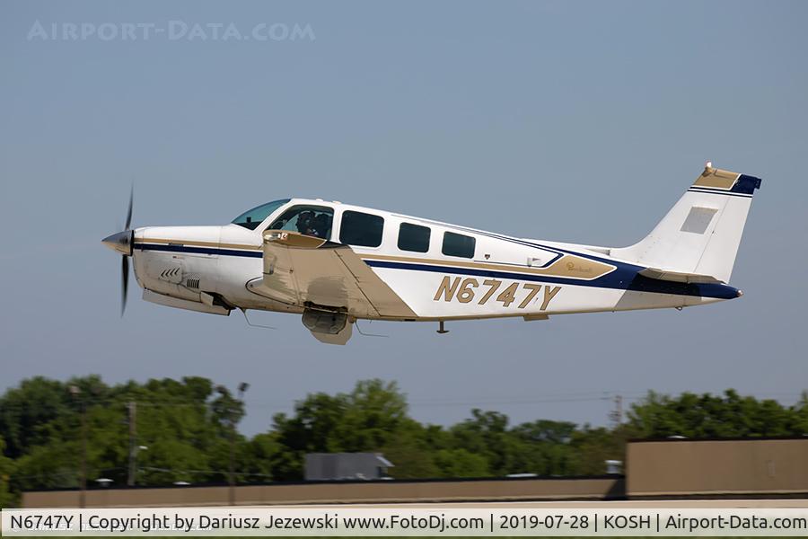 N6747Y, 1980 Beech A36 Bonanza 36 C/N E-1676, Beech A36 Bonanza 36  C/N E-1676, N6747Y
