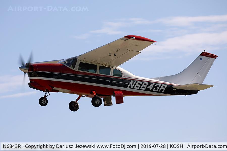 N6843R, 1966 Cessna T210G Turbo Centurion C/N T210-0243, Cessna T210G Turbo Centurion  C/N T210-0243, N6843R