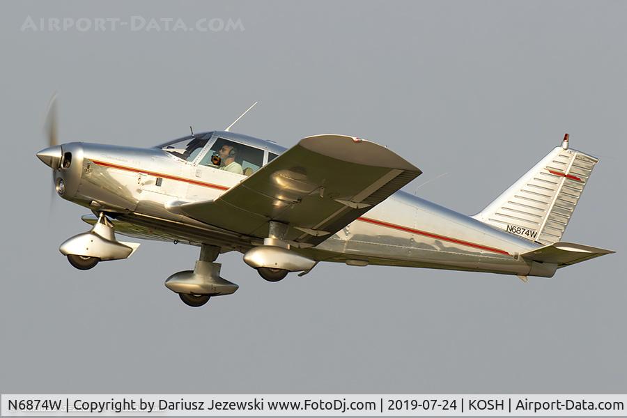 N6874W, 1965 Piper PA-28-140 Cherokee C/N 28-21030, Piper PA-28-140 Cherokee Cruiser  C/N 28-21030, N6874W