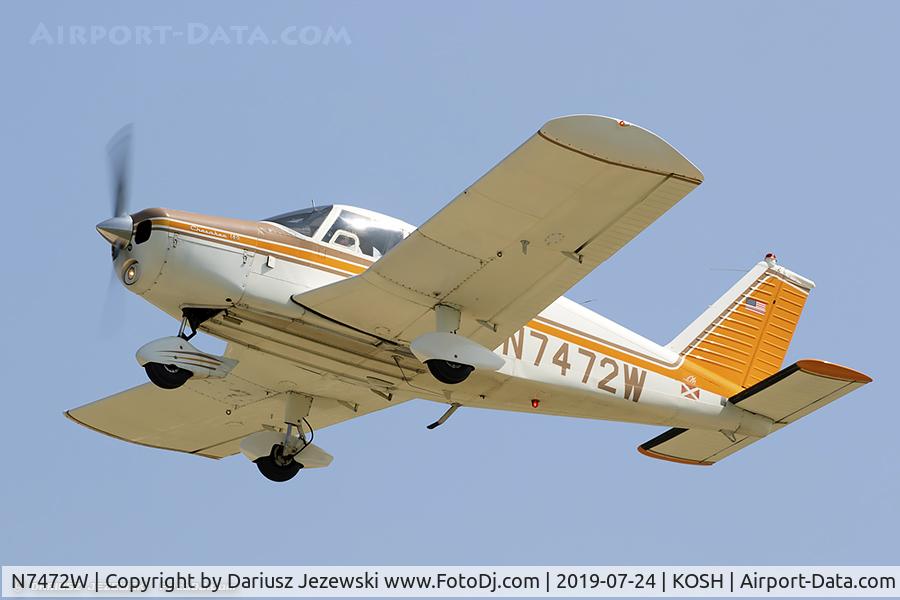 N7472W, 1963 Piper PA-28-180 Cherokee C/N 28-1377, Piper PA-28-180 Cherokee  C/N 28-1377, N7472W