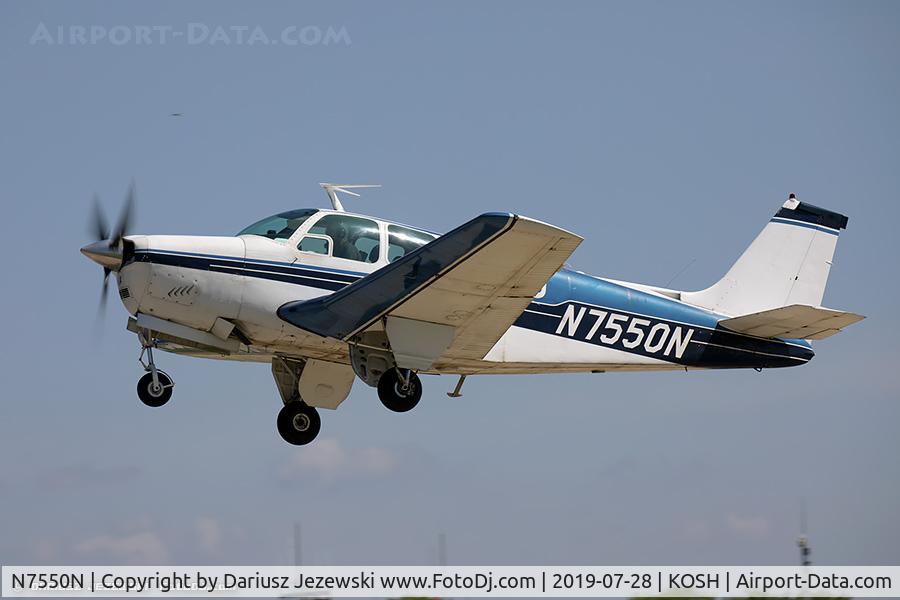 N7550N, 1968 Beech 36 Bonanza C/N E-67, Beech 36 Bonanza C/N E-67, N7550N