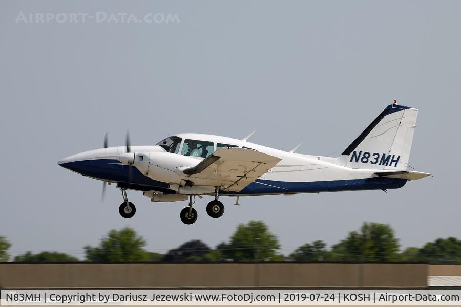 N83MH, 1969 Piper PA-23-250 C/N 27-4302, Piper PA-23-250 Apache  C/N 27-4302, N83MH