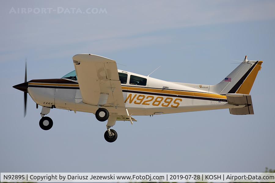 N9289S, 1975 Beech C23 Sundowner 180 Sundowner 180 C/N M-1651, Beech C23 Sundowner 180  C/N M-1651, N9289S
