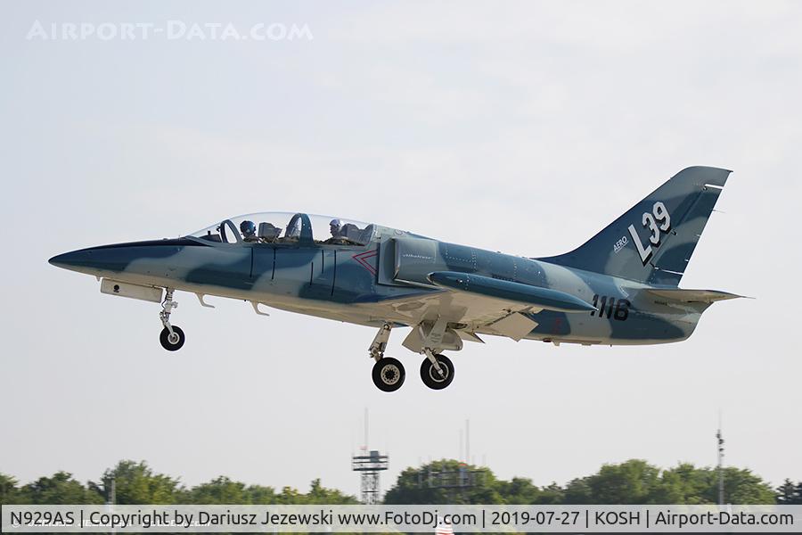 N929AS, 1978 Aero L-39ZO Albatros Albatros C/N 831118, Aero Vodochody  L-39ZO Albatros  C/N 831118, N929AS