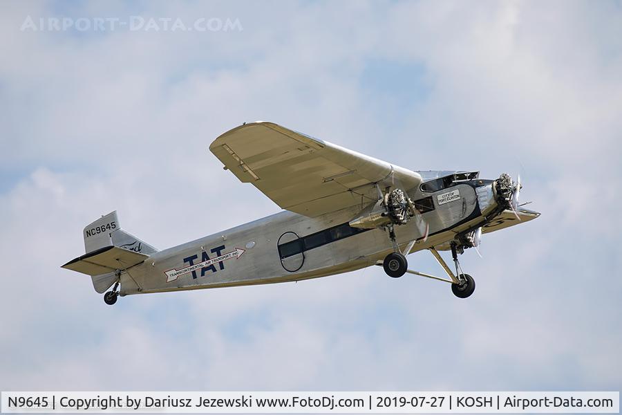 N9645, 1928 Ford 5-AT-B Tri-Motor C/N 8, Ford 5-AT-B Trimotor  C/N 8, NC9645