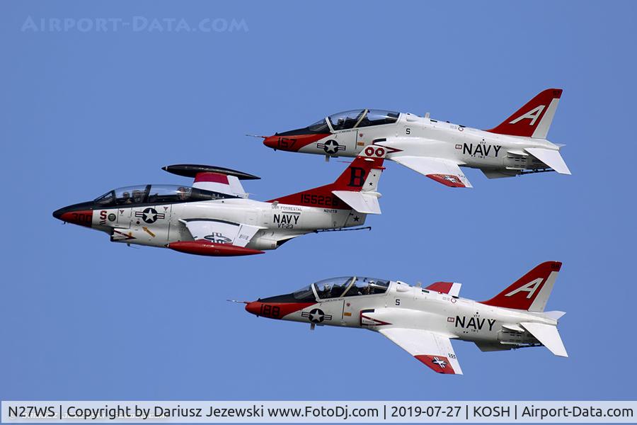 N27WS, North American T-2B Buckeye C/N 310-30, Sanders T-2B Buckeye  C/N 1155235, N27WS