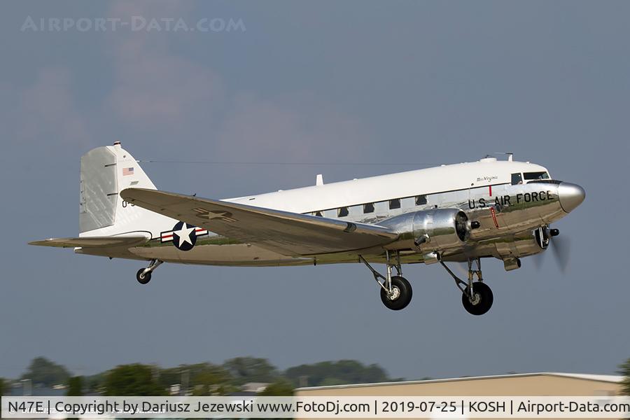 N47E, 1943 Douglas DC-3C (C-47A-60-DL) C/N 13816, Douglas DC-3C 