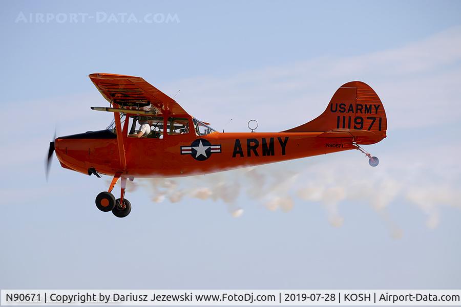 N90671, 1951 Cessna O-1A Bird Dog C/N 22285, Cessna 305A L-19A Bird Dog  C/N 22285, N90671
