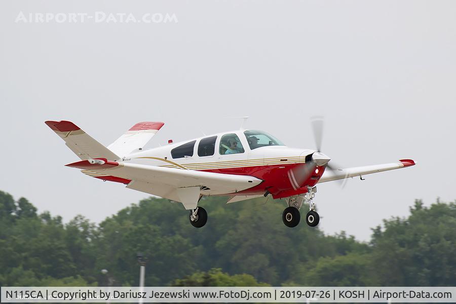 N115CA, 1981 Beechcraft V35B Bonanza C/N D-10371, Beech V35B Bonanza  C/N D-10371, N115CA
