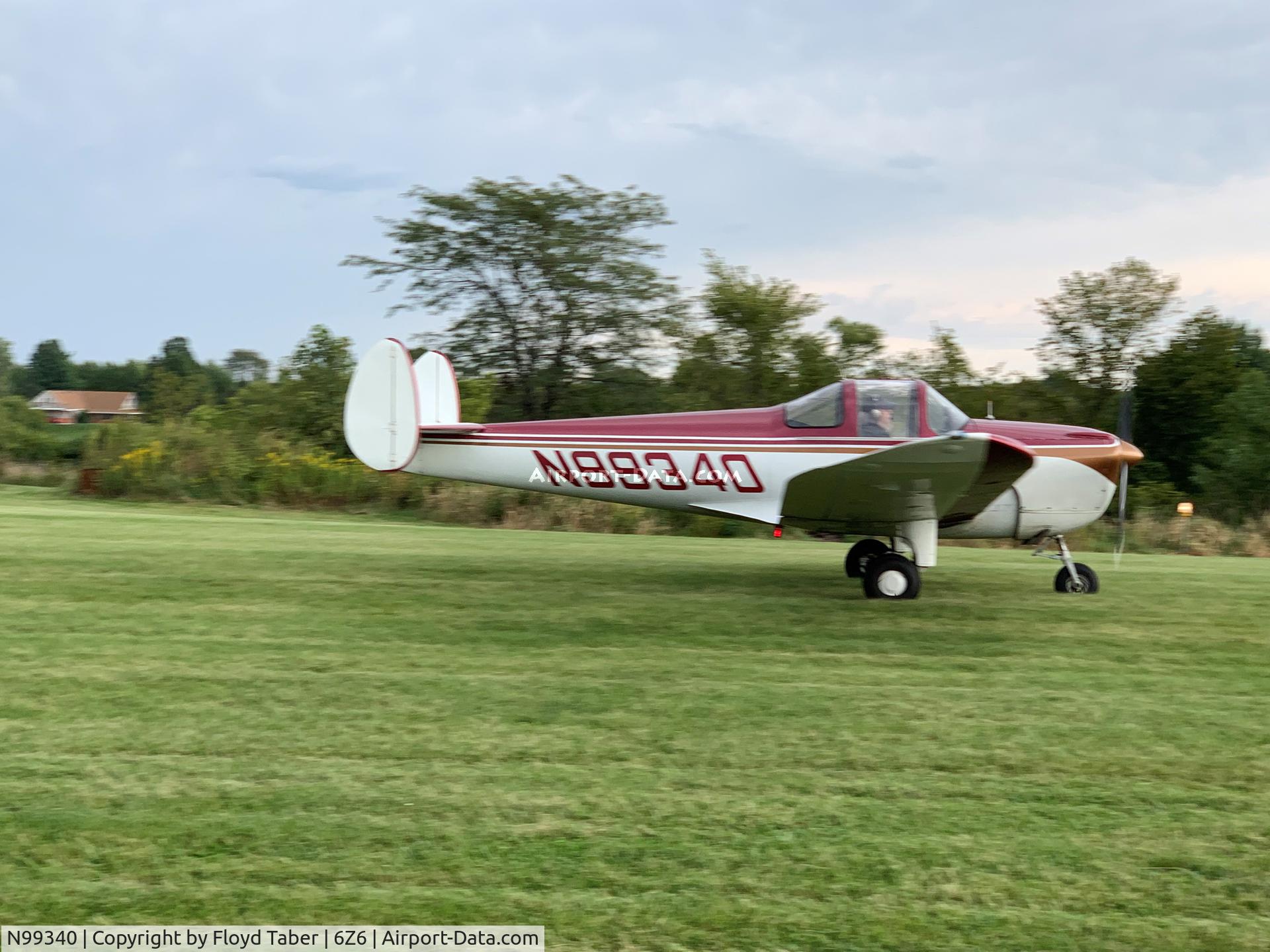 N99340, 1946 Erco 415C Ercoupe C/N 1963, Leaving a Memorial Service for a fellow pilot