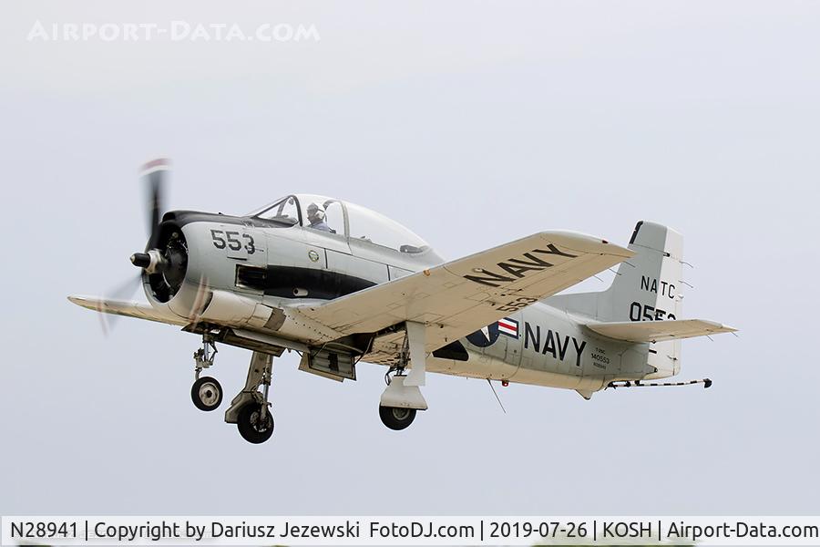 N28941, 1956 North American T-28C Trojan C/N 226-130 (140553), North American T-28C Trojan  C/N 140553, N28941