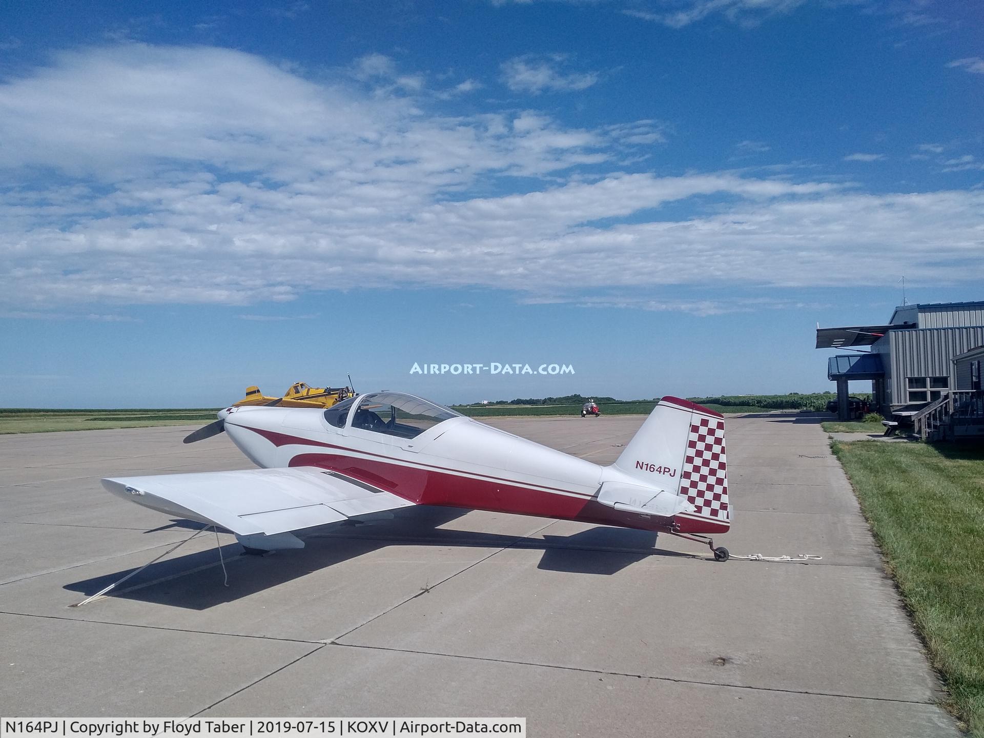 N164PJ, 1999 Vans RV-6 C/N 20742, Ramp at KOXV
