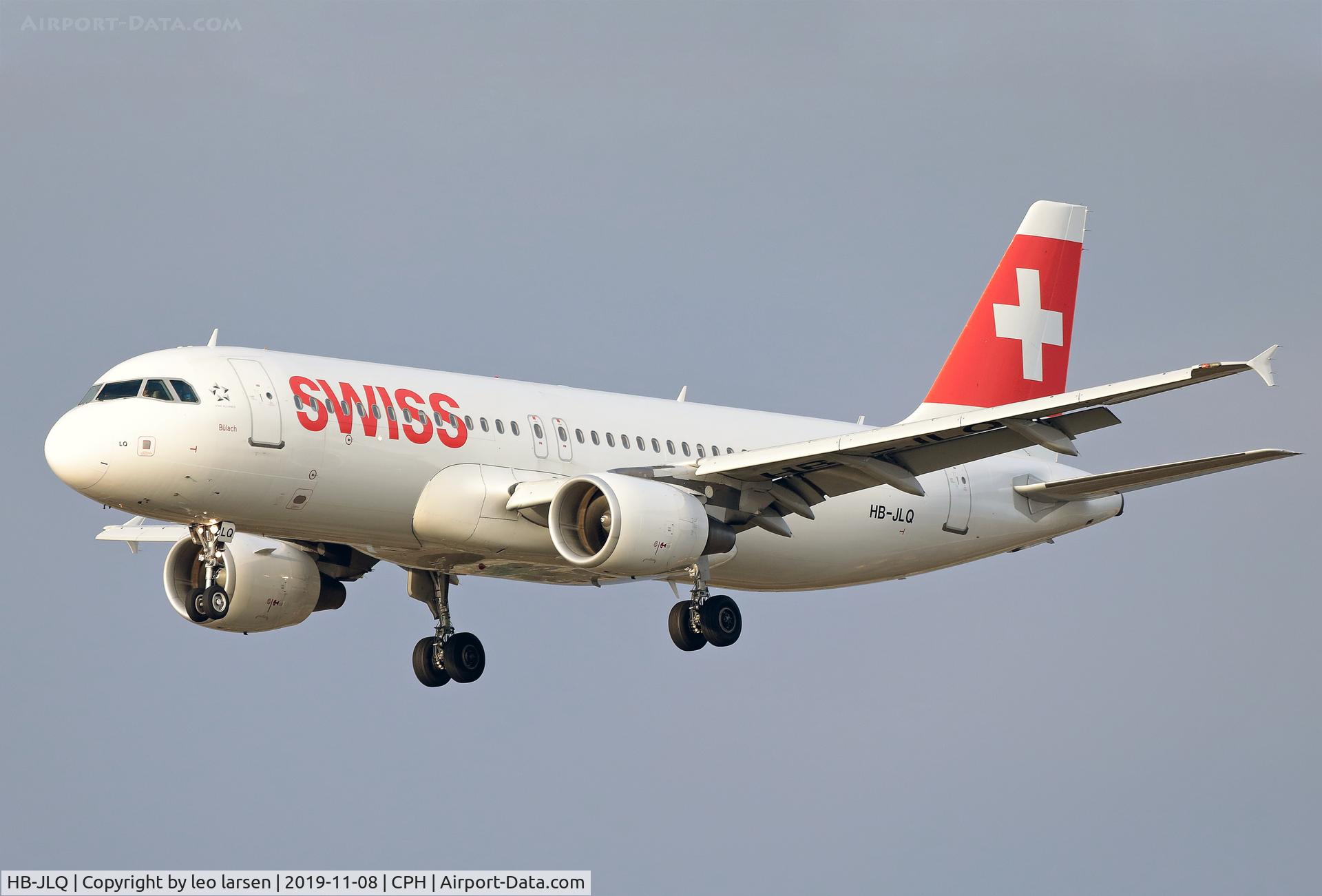 HB-JLQ, 2011 Airbus A320-214 C/N 4673, Copenhagen 8.11.2019