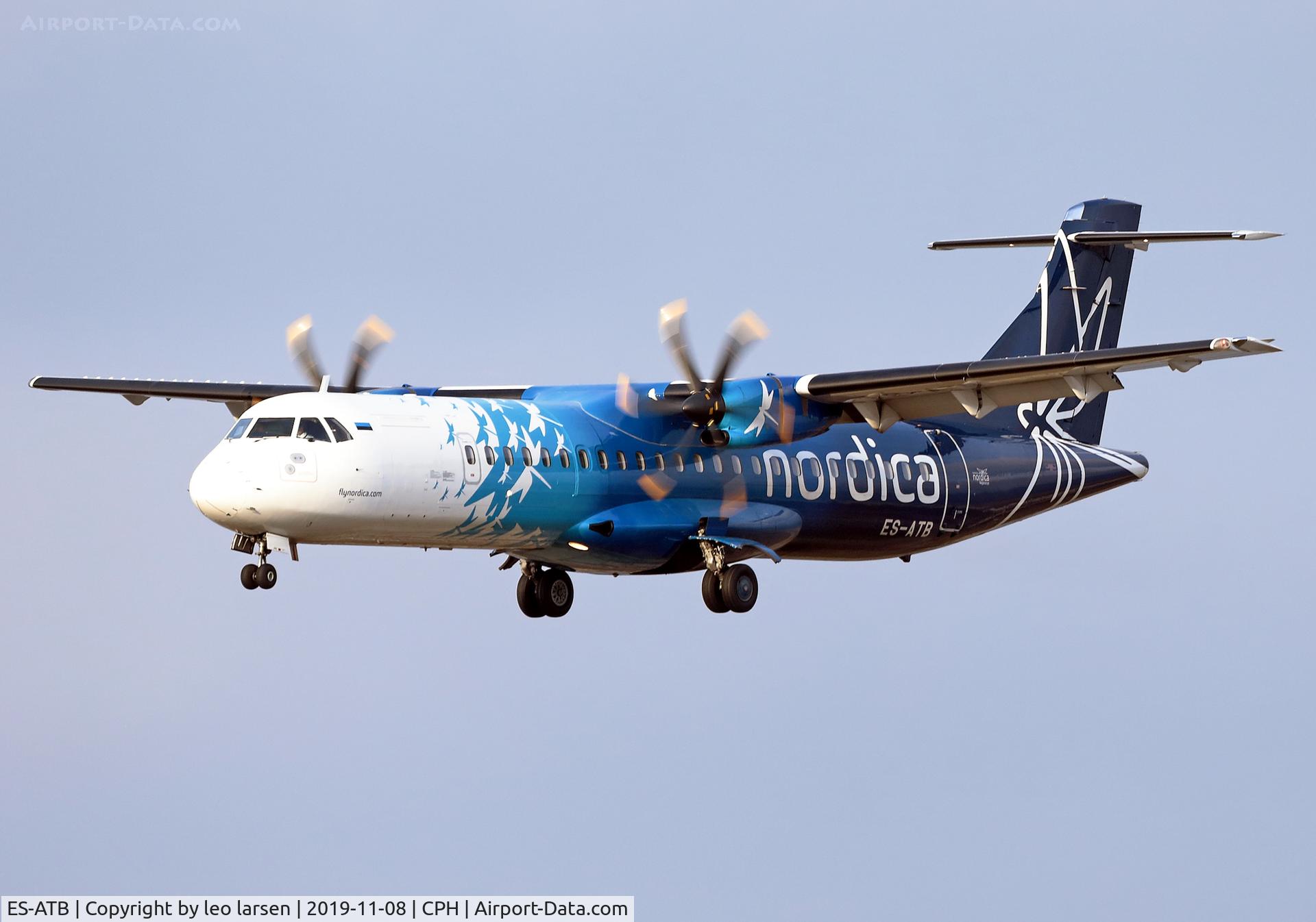 ES-ATB, 2012 ATR 72-600 (72-212A) C/N 1028, Copenhagen 8.11.2019