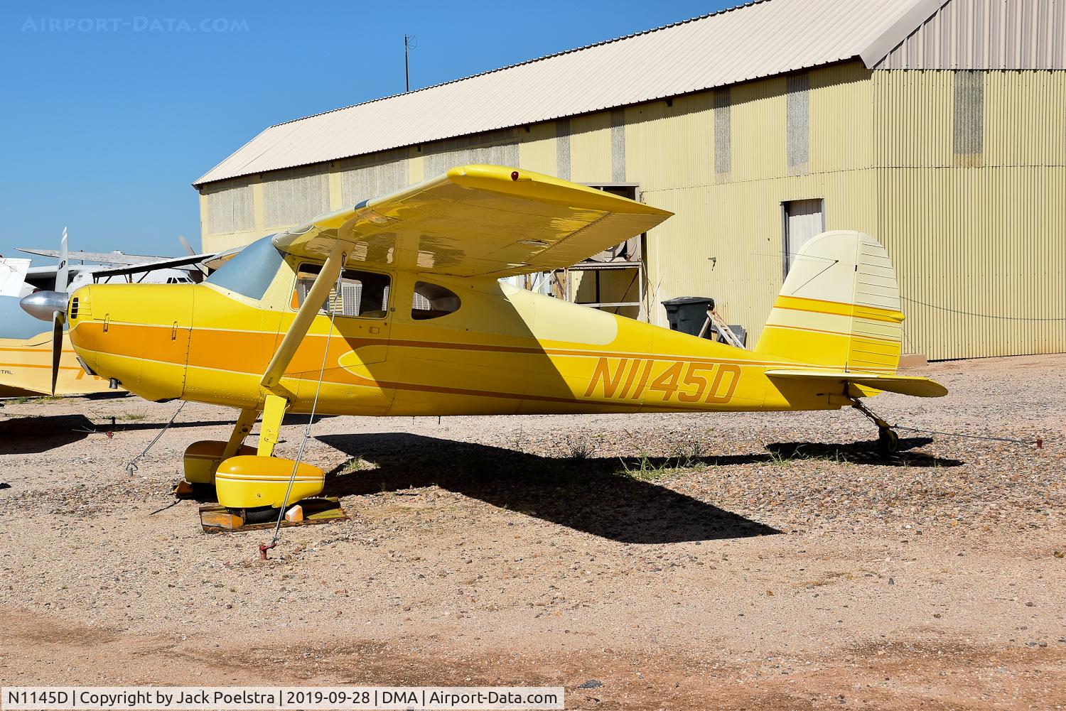 N1145D, 1951 Cessna 140A C/N 15708, Pima Air & Space museum