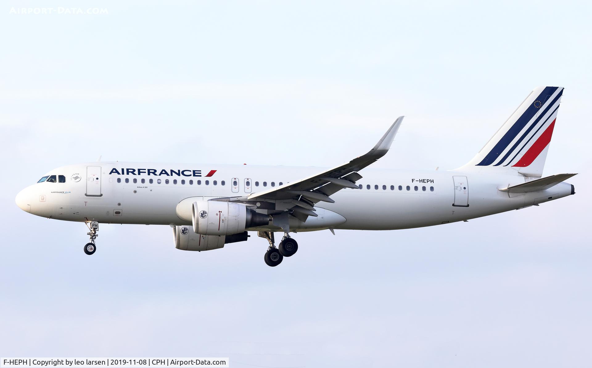F-HEPH, 2013 Airbus A320-214 C/N 5869, Copenhagen 8.11.2019