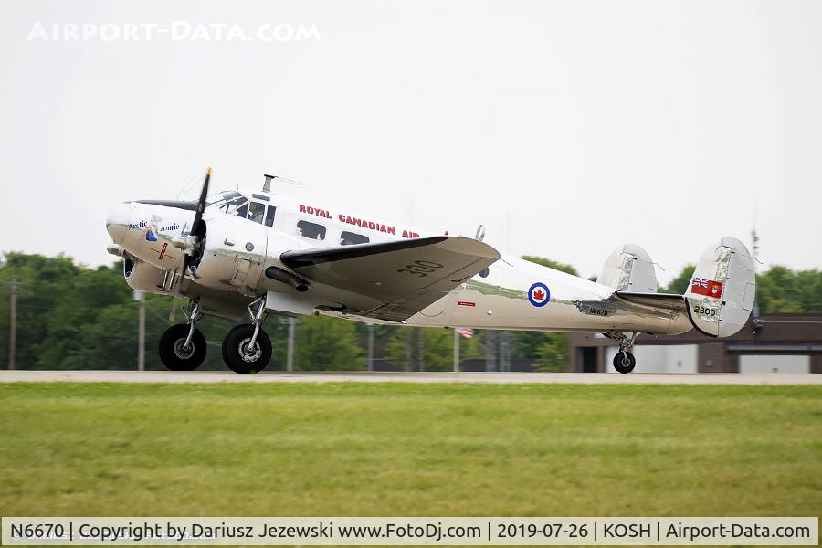 N6670, 1952 Beech 3N Expeditor C/N CA-98, Beech 3N Twin Beech  C/N CA-98, N6670