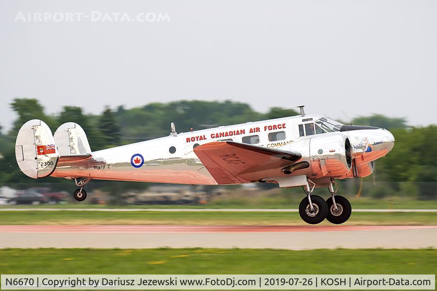N6670, 1952 Beech 3N Expeditor C/N CA-98, Beech 3N Twin Beech  C/N CA-98, N6670