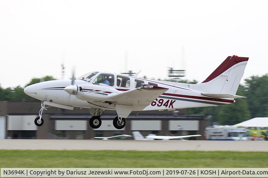 N3694K, 1980 Beech 58 Baron C/N TH-1177, Beech 58 Baron  C/N TH-1177, N3694K