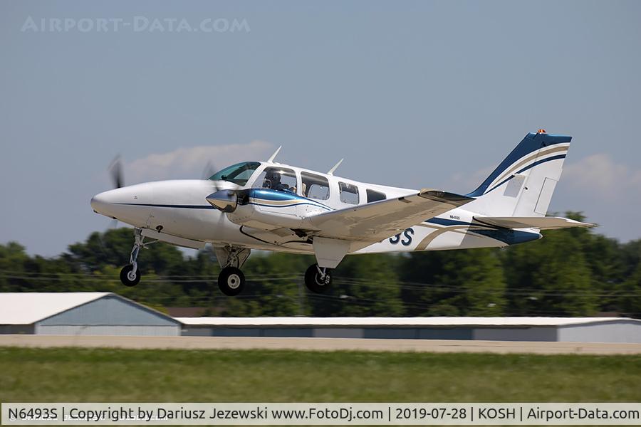 N6493S, 1976 Beech 58 Baron C/N TH-710, Beech 58 Baron  C/N TH-710, N6493S