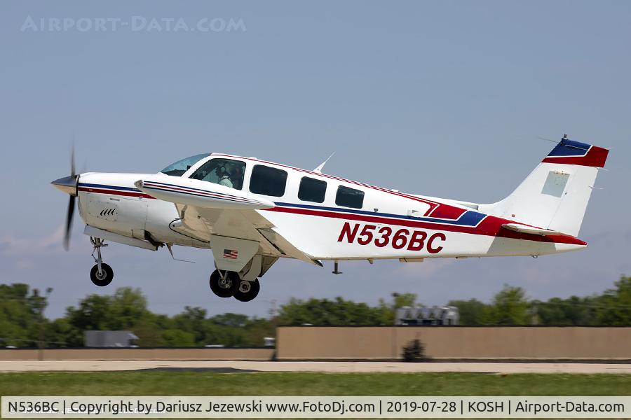 N536BC, 1984 Beech A36 Bonanza 36 C/N E-2160, Beech A36 Bonanza 36  C/N E-2160, N536BC