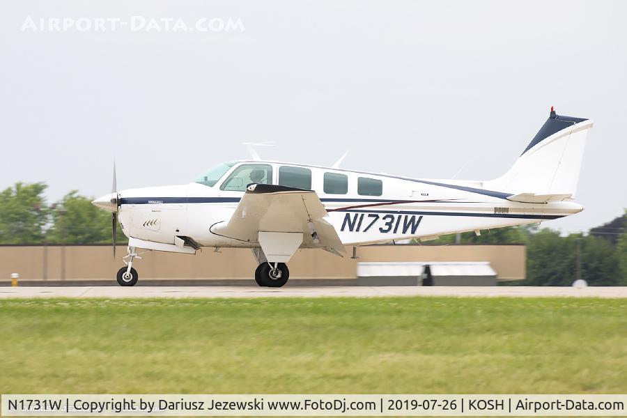 N1731W, 1972 Beech A36 Bonanza 36 C/N E-369, Beech A36 Bonanza 36  C/N E-369, N1731W