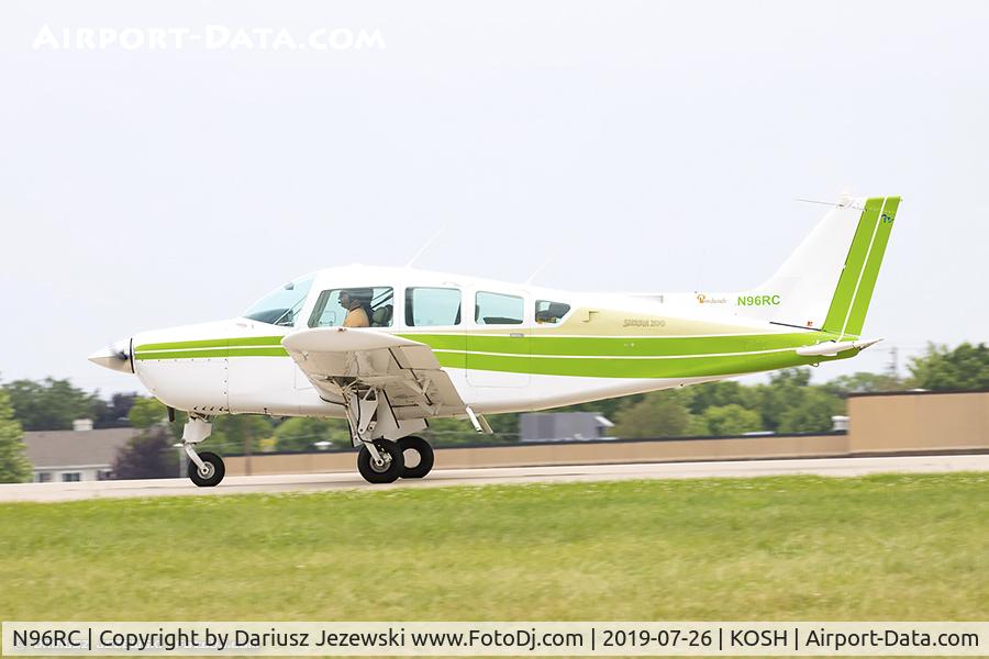 N96RC, 1980 Beech C24R C/N MC-652, Beech C24R Sierra 200  C/N MC-652, N96RC