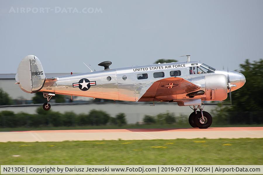 N213DE, 1942 Beech C-45H Expeditor C/N AF-392, Beech C45H Expeditor  C/N AF-392, N213DE