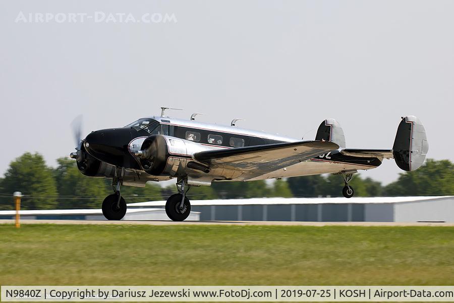 N9840Z, 1952 Beech C-45H Expeditor C/N AF-886, Beech C45H Expeditor  C/N AF-886, N9840Z