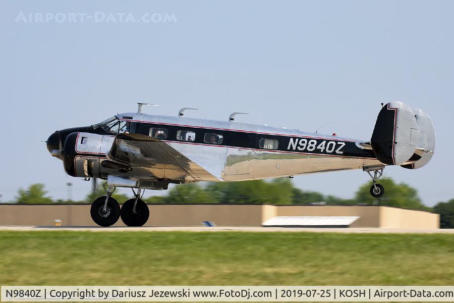 N9840Z, 1952 Beech C-45H Expeditor C/N AF-886, Beech C45H Expeditor  C/N AF-886, N9840Z