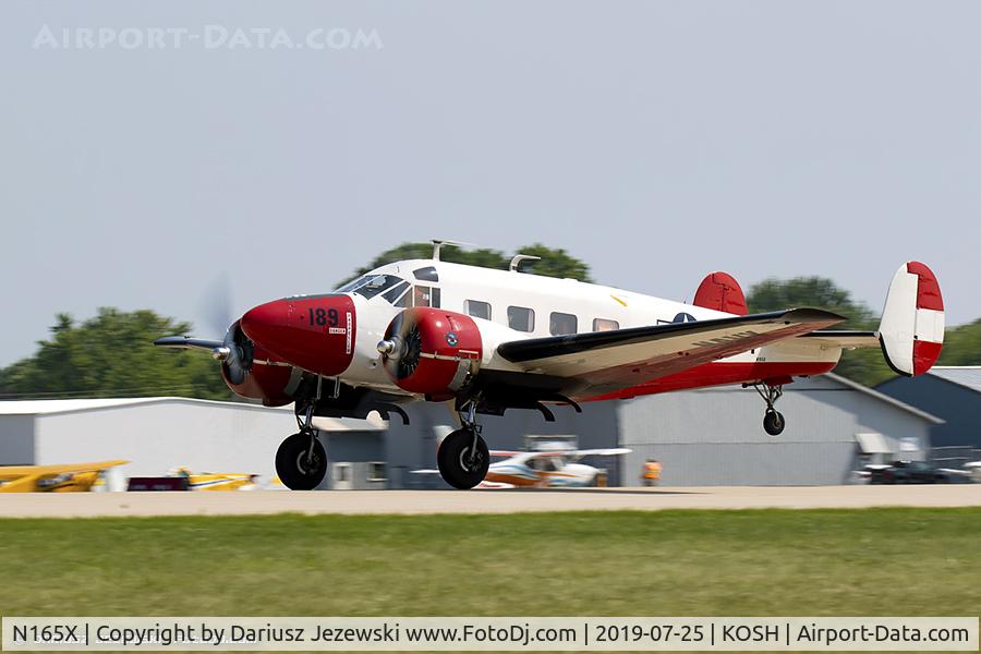 N165X, 1956 Beech E18S C/N BA-189, Beech E18S  C/N BA-189, N165X