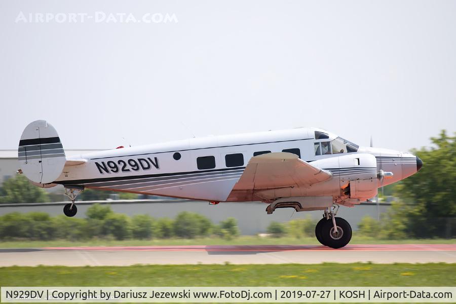 N929DV, 1954 Beech E18S C/N BA-32, Beech E18S  C/N BA-32, N929DV