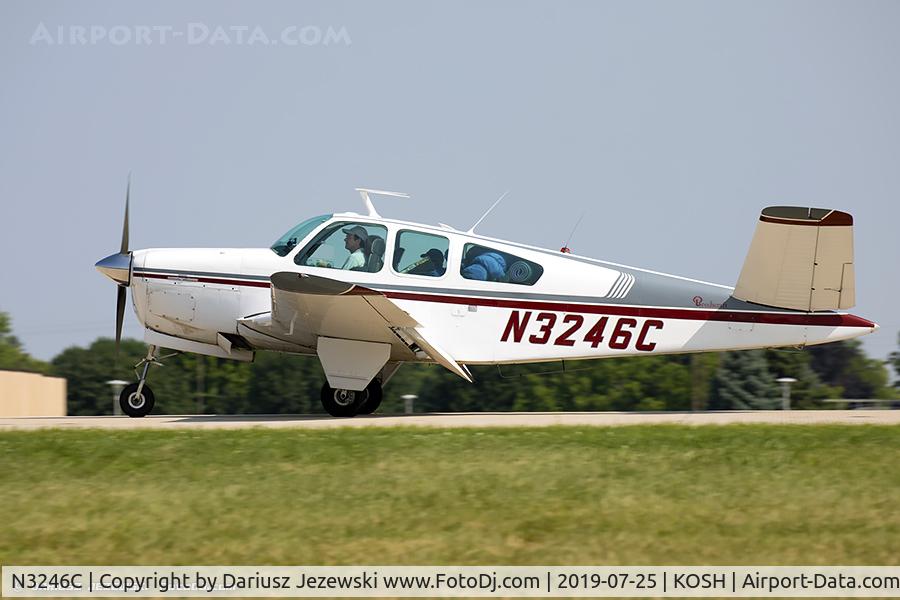 N3246C, 1954 Beech E35 C/N D-3911, Beech E35 Bonanza  C/N D-3911, N3246C