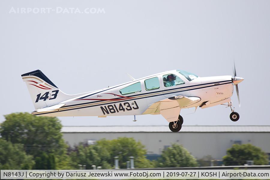 N8143J, 1991 Beech F33A Bonanza C/N CE-1595, Beech F33A Bonanza  C/N CE-1595, N8143J