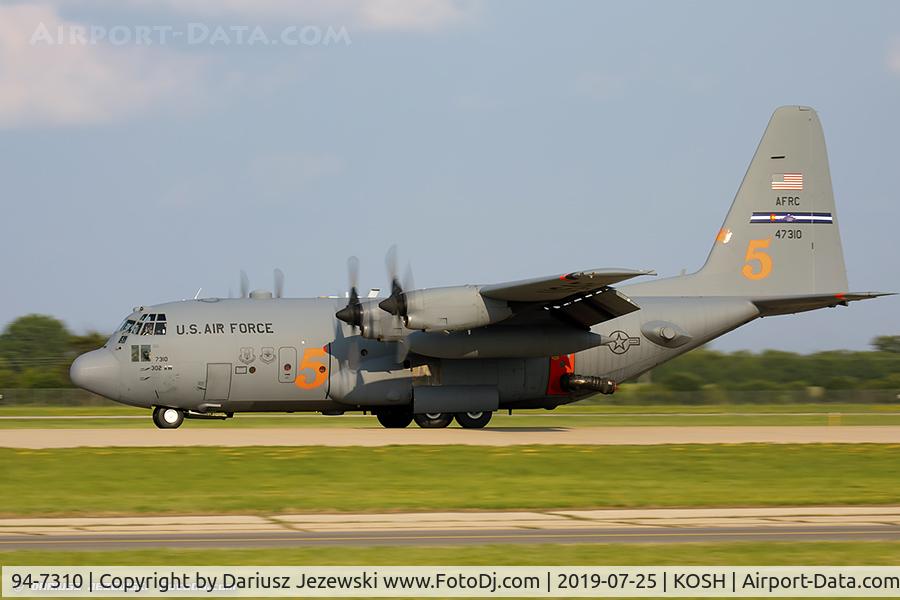 94-7310, 1995 Lockheed C-130H Hercules C/N 382-5396, C-130H Hercules 94-7310  from 731st AS 302nd AW Peterson AFB, CO