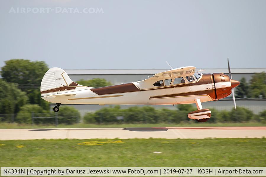 N4331N, 1947 Cessna 195 C/N 7078, Cessna 195 Businessliner  C/N 7078, N4331N