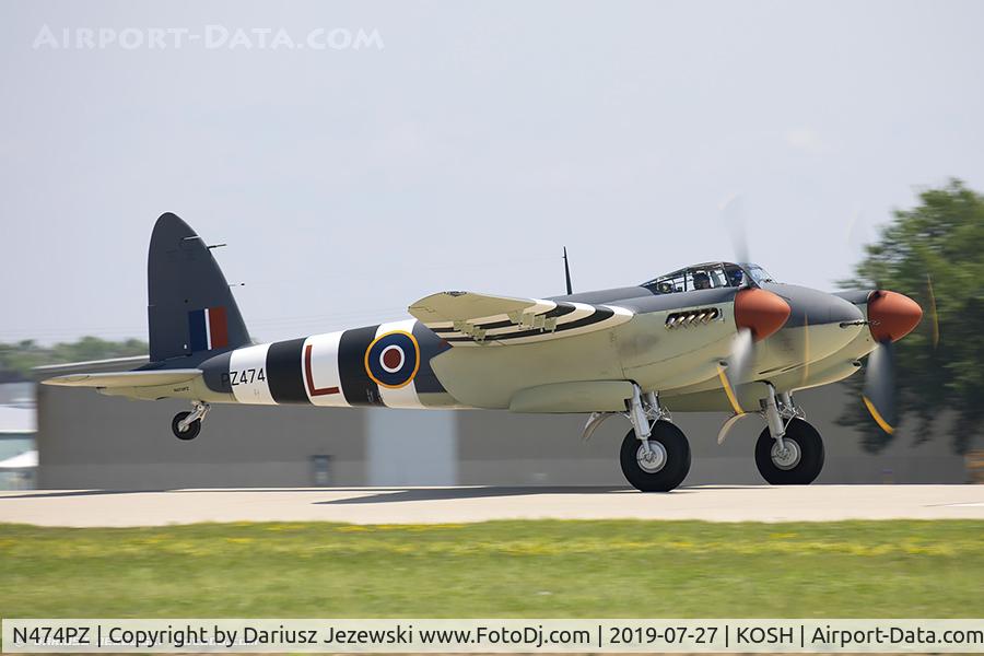 N474PZ, 1945 De Havilland DH.98 Mosquito FB.VI C/N NZ2384/PZ474, De Havilland DH-98 Mosquito  C/N PZ474 , N474PZ